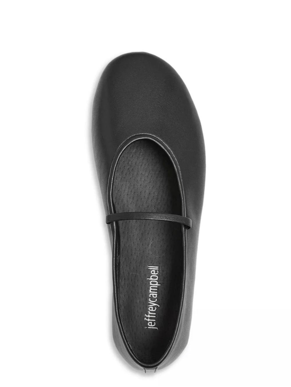 Jeffrey Campbell Black Dancerina Mary Jane Ballet Flat Size 8.5